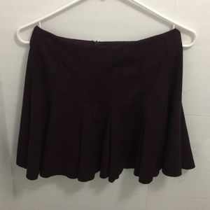Dark wine played skirt